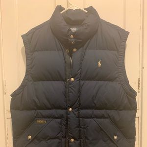 Men’s Navy Puffy Vest